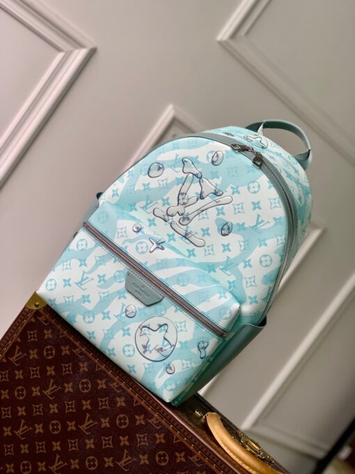 LV Discovery Backpack Crystal Blue