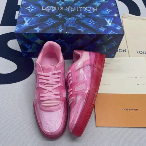 LV Trainer Pink Transparent