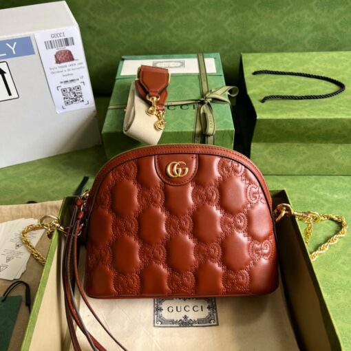 Gucci Shoulder Bag Brown 702229