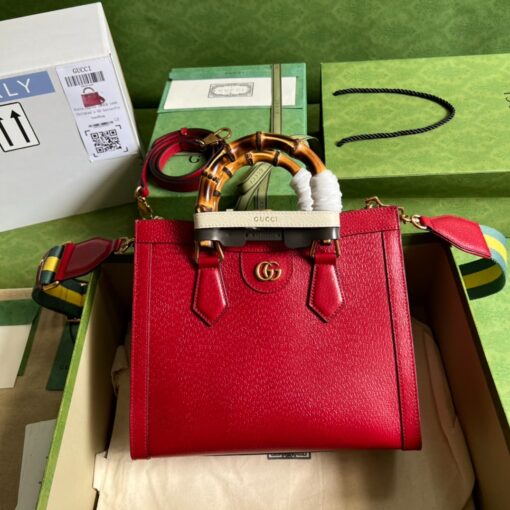 Gucci HandBag Red 702721